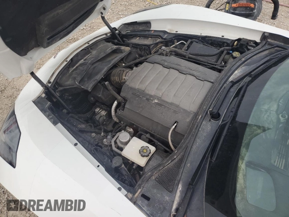 2014 Chevrolet Corvette Z51 3LT with VIN 1G1YM2D73E5105712, listed as a Copart auction lot 79658014 with 19,347 mi miles and Salvage title. Bid and sale history available at DreamBid. Image 11.