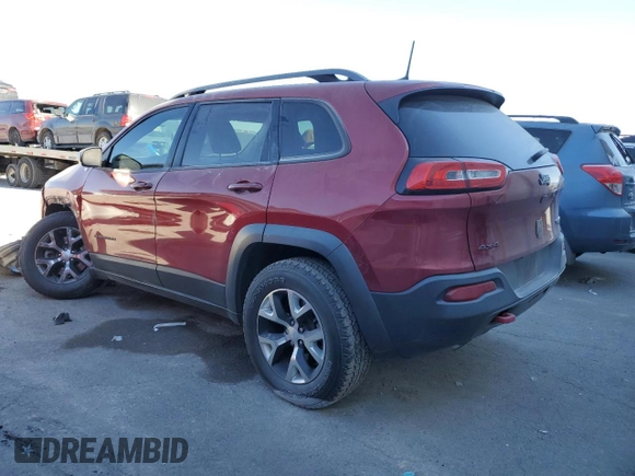 2017 Jeep Cherokee Trailhawk L Plus with VIN 1C4PJMBS6HD237128, listed as a Copart auction lot 44064115 with 105,897 mi miles and Salvage Title. Bid and sale history available at carsss.com. Image 2.