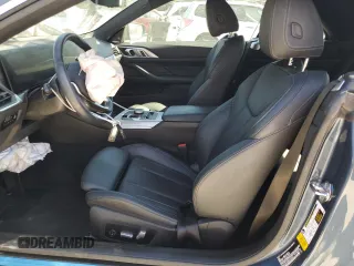 2024 BMW 4 Series 430i z VIN WBA23AT09RCP53441, wystawiony jako Copart lot #44187675 z przebiegiem 9 297 mil mil oraz Szkoda całkowita • Salvage title. Historia ofert i sprzedaży dostępna na DreamBid. Obrazek 7.