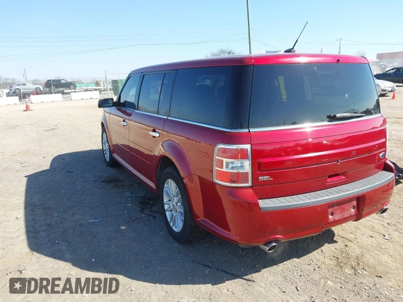 2015 Ford Flex SEL with VIN 2FMGK5C82FBA10250, listed as a IAAI auction lot 41749669 with 143,607 mi miles. Bid and sale history available at carsss.com. Image 3.