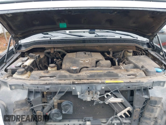 2008 Infiniti QX56 with VIN 5N3AA08D98N902382, listed as a IAAI auction lot 40817424 with 178,284 mi miles. Bid and sale history available at carsss.com. Image 10.