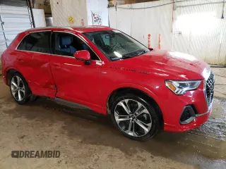 2020 Audi Q3 S line Premium Plus with VIN WA1EECF35L1016567, listed as a Copart auction lot 51137313 with 38,294 mi miles. Bid and sale history available at carsss.com. Image 4.