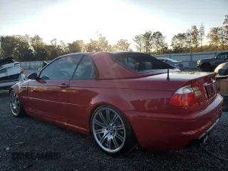 2003 BMW 3 Series M3 with VIN WBSBR93433PK01042, listed as a Copart auction lot 76349444 with 122,826 mi miles and Salvage Title. Bid and sale history available at carsss.com. Image 2.
