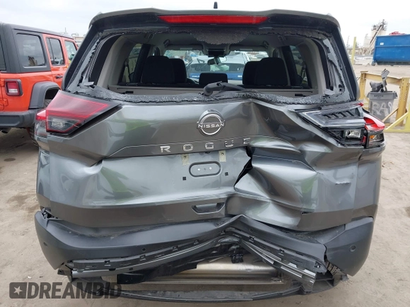 2023 Nissan Rogue S with VIN 5N1BT3AAXPC914706, listed as a IAAI auction lot 42402408 with 7,250 mi miles and . Bid and sale history available at DreamBid. Image 16.