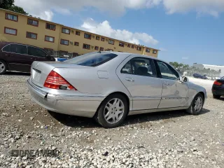 2003 Mercedes-Benz S 430 z VIN WDBNG70J83A354512, wystawiony jako Copart lot #58195225 z przebiegiem 78 502 mil mil oraz Szkoda całkowita • Salvage title. Historia ofert i sprzedaży dostępna na DreamBid. Obrazek 3.