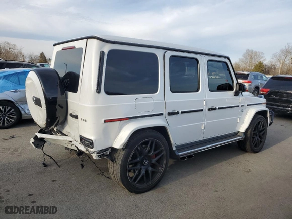 2020 Mercedes-Benz G-Class AMG G 63 with VIN WDCYC7HJ6LX339805, listed as a Copart auction lot 46446735 with NaN miles and Salvage Title. Bid and sale history available at carsss.com. Image 3.