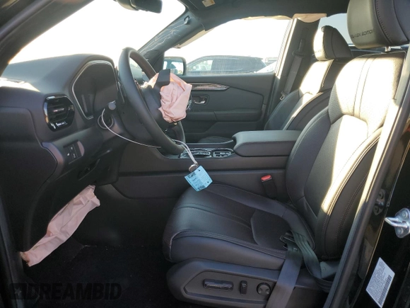2025 Honda Pilot Black Edition with VIN 5FNYG1H98SB007175, listed as a Copart auction lot 83858404 with 1,974 mi miles and Salvage Title. Bid and sale history available at carsss.com. Image 7.