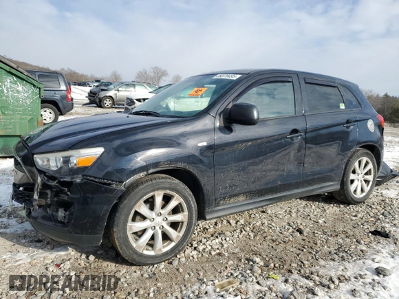 2014 Mitsubishi Outlander Sport ES with VIN 4A4AR3AU1EE015381, listed as a Copart auction lot 89379495 with 139,210 mi miles and Clean Title. Bid and sale history available at carsss.com. Image 1.