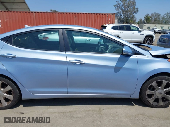 2012 Hyundai Elantra Limited with VIN KMHDH4AE5CU464938, listed as a IAAI auction lot 42572413 with 181,076 mi miles and . Bid and sale history available at DreamBid. Image 13.