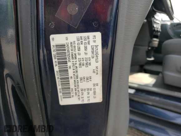 2007 Dodge Grand Caravan SE with VIN 1D4GP24R57B254545, listed as a Copart auction lot 53461695 with 58,736 mi miles and Clean Title. Bid and sale history available at DreamBid. Image 13.