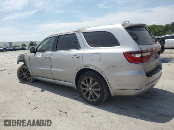 2017 Dodge Durango GT with VIN 1C4RDHDG4HC724138, listed as a Copart auction lot 54204145 with Not Provided miles and Non Repairable. Bid and sale history available at DreamBid. Image 2.