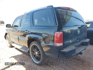 2002 Cadillac Escalade z VIN 1GYEK63N82R329743, wystawiony jako Copart lot #56587295 z przebiegiem 215 694 mil mil oraz Szkoda całkowita • Salvage title. Historia ofert i sprzedaży dostępna na DreamBid. Obrazek 2.