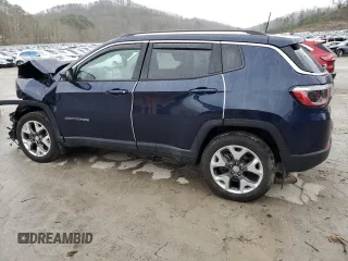 2021 Jeep Compass Limited with VIN 3C4NJDCBXMT602906, listed as a Copart auction lot 47918215 with 70,784 mi miles and Salvage Title. Bid and sale history available at DreamBid. Image 2.