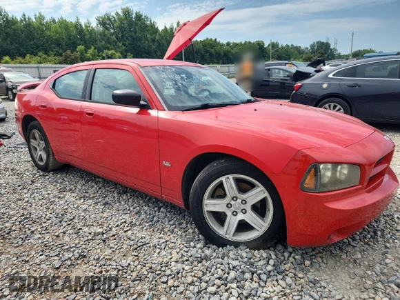 2008 Dodge Charger with VIN 2B3KA43GX8H315564, listed as a Copart auction lot 63519225 with 126,689 mi miles and Salvage title. Bid and sale history available at DreamBid. Image 4.