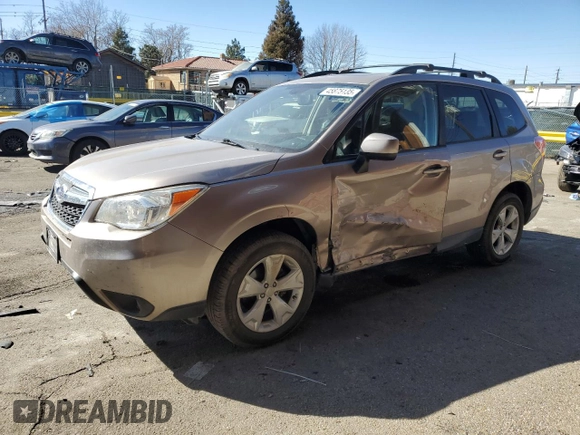 2016 Subaru Forester 2.5i Premium with VIN JF2SJAGC4GH495411, listed as a Copart auction lot 45875135 with 88,035 mi miles and Salvage Title. Bid and sale history available at carsss.com. Image 1.