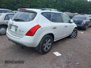 2007 Nissan Murano SE with VIN JN8AZ08W67W630135, listed as a IAAI auction lot 42409844 with Not provided miles and . Bid and sale history available at DreamBid. Image 4.