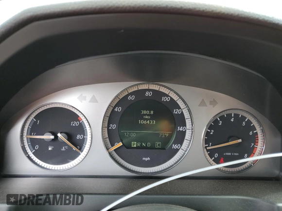 2008 Mercedes-Benz C 350 Sport with VIN WDDGF56X68F137747, listed as a Copart auction lot 50510285 with 106,433 mi miles and Salvage Title. Bid and sale history available at DreamBid. Image 9.