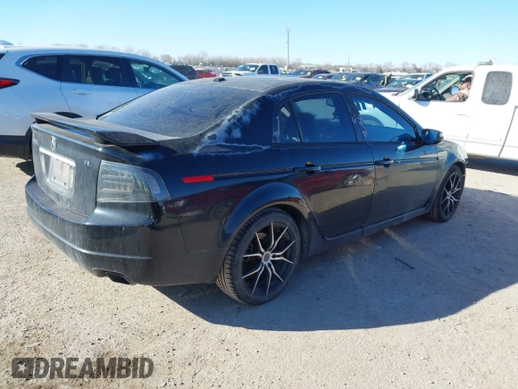 2008 Acura TL with VIN 19UUA66228A037049, listed as a IAAI auction lot 41379731 with 175,384 mi miles. Bid and sale history available at carsss.com. Image 4.