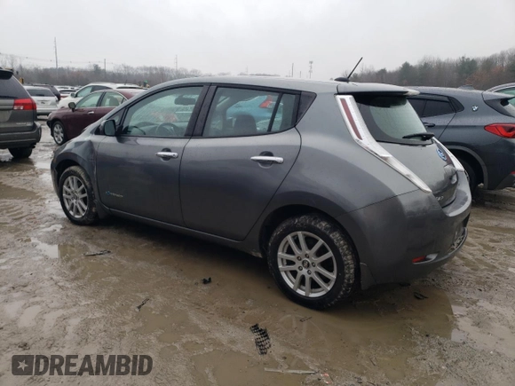 2015 Nissan LEAF SV with VIN 1N4AZ0CP3FC300910, listed as a Copart auction lot 46025595 with 59,822 mi miles and Non repairable. Bid and sale history available at DreamBid. Image 2.