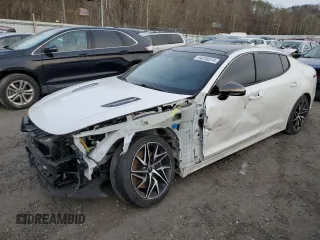 2022 Kia Stinger GT-Line with VIN KNAE35LD0N6104241, listed as a Copart auction lot 84249314 with 56,861 mi miles and Salvage Title. Bid and sale history available at carsss.com. Image 1.
