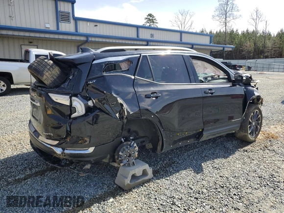 2022 GMC Terrain SLT with VIN 3GKALVEV5NL268697, listed as a Copart auction lot 48053775 with 0 mi miles and Salvage Title. Bid and sale history available at carsss.com. Image 3.