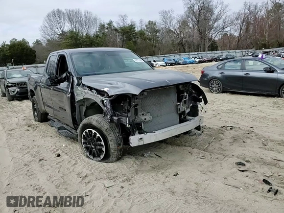 2023 Toyota Tundra SR5 with VIN 5TFLA5DA4PX065963, listed as a Copart auction lot 48775395 with 28,681 mi miles and Salvage title. Bid and sale history available at DreamBid. Image 11.