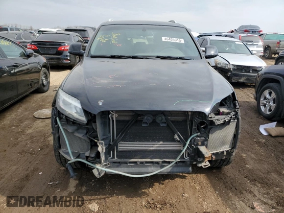 2012 Audi Q7 3.0T S line with VIN WA1DGAFE1CD006449, listed as a Copart auction lot 46405915 with 90,291 mi miles and Salvage Title. Bid and sale history available at carsss.com. Image 5.
