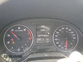 2015 Audi A3 2.0T Premium Plus with VIN WAU3FLFF5F1123706, listed as a Copart auction lot 49510785 with 74,819 mi miles and Salvage Title. Bid and sale history available at carsss.com. Image 9.