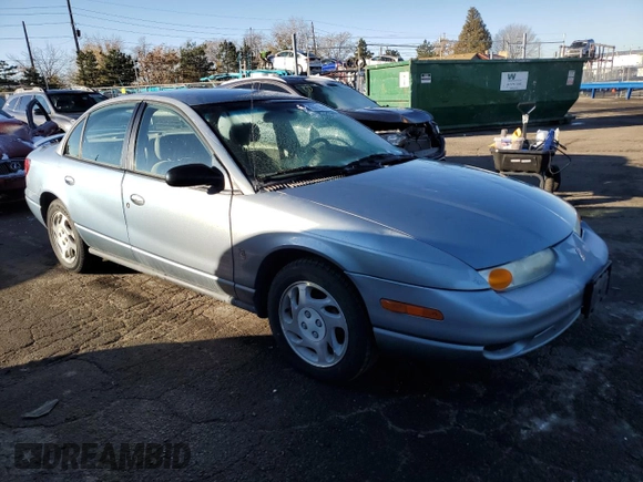2001 Saturn SL with VIN 1G8ZJ52731Z329956, listed as a Copart auction lot 80221654 with 217,358 mi miles and Salvage Title. Bid and sale history available at DreamBid. Image 4.