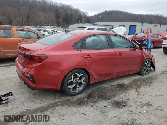 2021 Kia Forte LXS with VIN 3KPF24AD8ME411544, listed as a Copart auction lot 47969975 with 40,040 mi miles and Salvage Title. Bid and sale history available at carsss.com. Image 3.