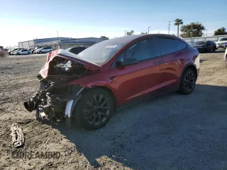 2023 Tesla Model X with VIN 7SAXCBE54PF426469, listed as a Copart auction lot 51019955 with Not Provided miles and Salvage Title. Bid and sale history available at DreamBid. Image 1.