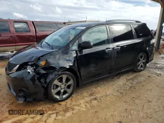 2014 Toyota Sienna SE with VIN 5TDXK3DC8ES512706, listed as a Copart auction lot 43325815 with 190,498 mi miles and Salvage Title. Bid and sale history available at DreamBid. Image 1.