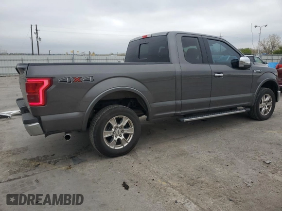 2016 Ford F-150 XLT with VIN 1FTFX1EF9GKE82703, listed as a Copart auction lot 54607065 with 103,218 mi miles and Salvage Title. Bid and sale history available at carsss.com. Image 3.