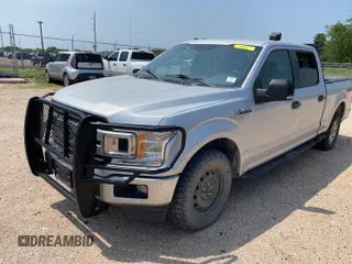 2018 Ford F-150 XL with VIN 1FTFW1E52JKF43228, listed as a IAAI auction lot 42144897 with 1 mi miles. Bid and sale history available at carsss.com. Image 1.