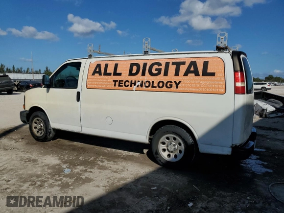 2013 Chevrolet Express Cargo Van with VIN 1GCSGAFXXD1160031, listed as a Copart auction lot 44134075 with 200,794 mi miles and Clean Title. Bid and sale history available at carsss.com. Image 2.