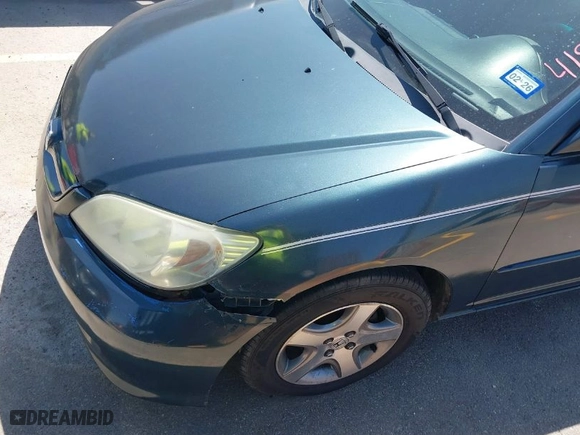 2004 Honda Civic LX with VIN 2HGES16514H547323, listed as a IAAI auction lot 41831984 with 258,385 mi miles. Bid and sale history available at carsss.com. Image 6.