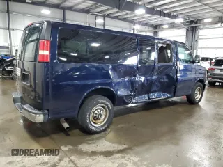 2011 Chevrolet Express Passenger 1LT with VIN 1GAZG1FGXB1118401, listed as a Copart auction lot 61633484 with 92,133 mi miles and Salvage title. Bid and sale history available at DreamBid. Image 3.