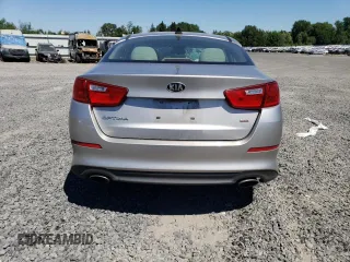 2015 Kia Optima LX with VIN KNAGM4A75F5537767, listed as a Copart auction lot 61660814 with Not Provided miles and Salvage Title. Bid and sale history available at DreamBid. Image 6.