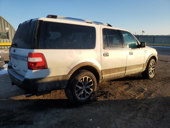 2017 Ford Expedition EL XLT with VIN 1FMJK1HT0HEA77612, listed as a Copart auction lot 88516635 with 139,036 mi miles and Salvage Title. Bid and sale history available at carsss.com. Image 3.