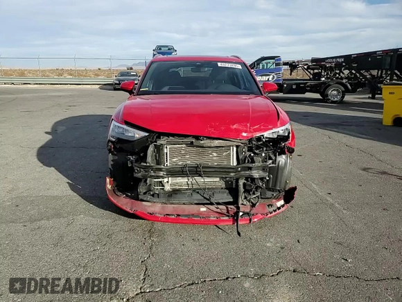 2022 Audi Q3 S line Premium with VIN WA1DECF33N1150413, listed as a Copart auction lot 43773895 with 43,800 mi miles and Salvage Title. Bid and sale history available at DreamBid. Image 12.