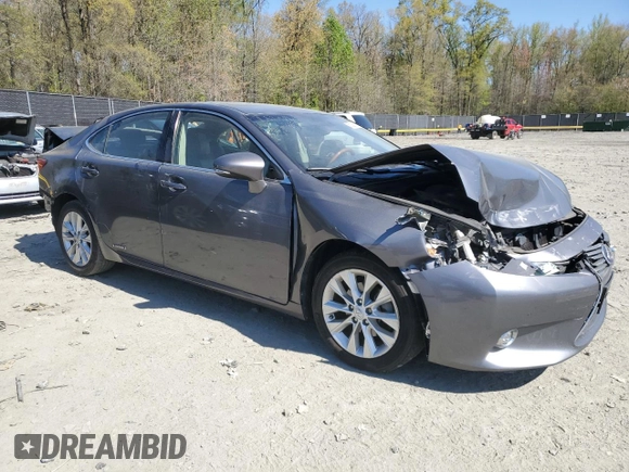 2014 Lexus ES 300h Hybrid with VIN JTHBW1GG0E2066607, listed as a Copart auction lot 53625625 with 125,817 mi miles and Salvage Title. Bid and sale history available at carsss.com. Image 4.
