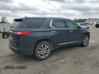 2021 Chevrolet Traverse Premier with VIN 1GNERKKW4MJ163718, listed as a Copart auction lot 51837295 with 126,247 mi miles and Salvage title. Bid and sale history available at DreamBid. Image 3.