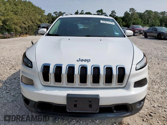 2017 Jeep Cherokee Latitude z VIN 1C4PJLCB9HW577712, wystawiony jako Copart lot #57877175 z przebiegiem 64 653 mil mil oraz Szkoda całkowita • Salvage title. Historia ofert i sprzedaży dostępna na DreamBid. Obrazek 5.