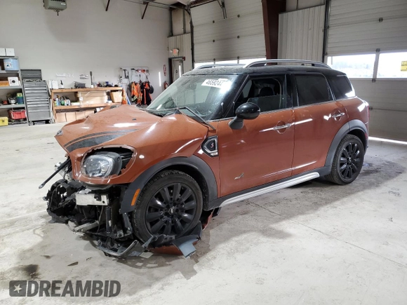 2018 MINI Countryman Cooper S z VIN WMZYT5C32J3E62429, wystawiony jako Copart lot #46592445 z przebiegiem 71 676 mil mil oraz Szkoda całkowita • Salvage title. Historia ofert i sprzedaży dostępna na DreamBid. Obrazek 1.