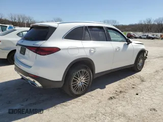 2024 Mercedes-Benz GLC with VIN W1NKM4HB6RF101430, listed as a Copart auction lot 47618785 with 0 mi miles and Salvage Title. Bid and sale history available at carsss.com. Image 3.