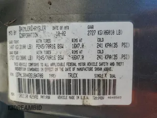 2003 Dodge Dakota Sport with VIN 1D7HL38N43S184708, listed as a Copart auction lot 73320964 with 143,398 mi miles and Salvage Title. Bid and sale history available at carsss.com. Image 15.