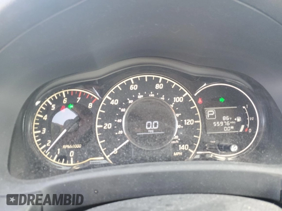 2015 Nissan Note SV with VIN 3N1CE2CP8FL393134, listed as a Copart auction lot 45042285 with 55,976 mi miles and Salvage Title. Bid and sale history available at DreamBid. Image 9.