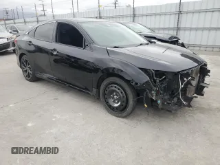 2020 Honda Civic Sedan Sport with VIN 2HGFC2F87LH574235, listed as a Copart auction lot 48822955 with 78,914 mi miles and Salvage Title. Bid and sale history available at carsss.com. Image 4.