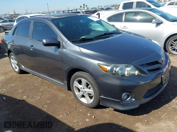 2011 Toyota Corolla L with VIN 2T1BU4EE8BC610326, listed as a IAAI auction lot 41953866 with 148,150 mi miles. Bid and sale history available at carsss.com. Image 1.