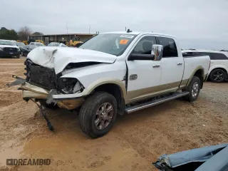 2014 Ram 2500 Longhorn with VIN 3C6UR5GLXEG204495, listed as a Copart auction lot 85659064 with 282,181 mi miles and Salvage Title. Bid and sale history available at carsss.com. Image 1.